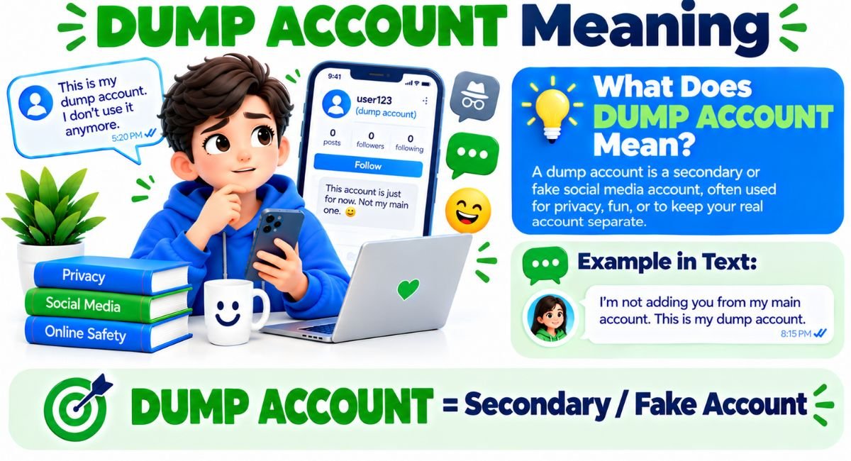Dump Account Meaning