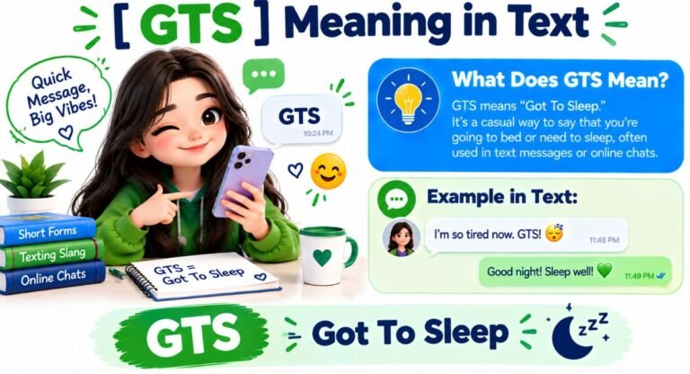 GTS Meaning in Text