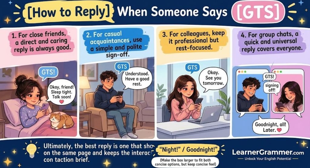 How to Reply When Someone Says GTS