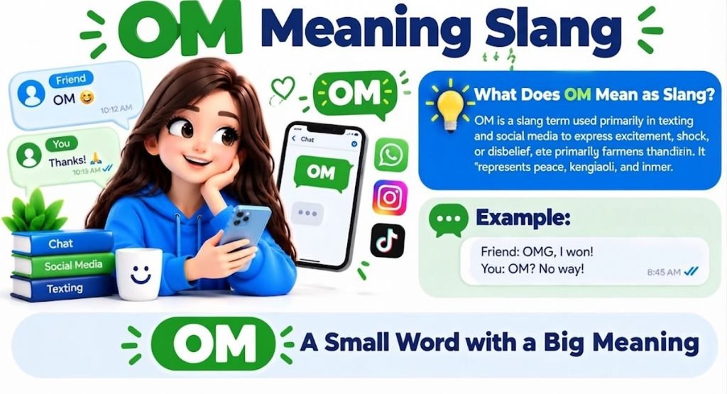 OM meaning slang