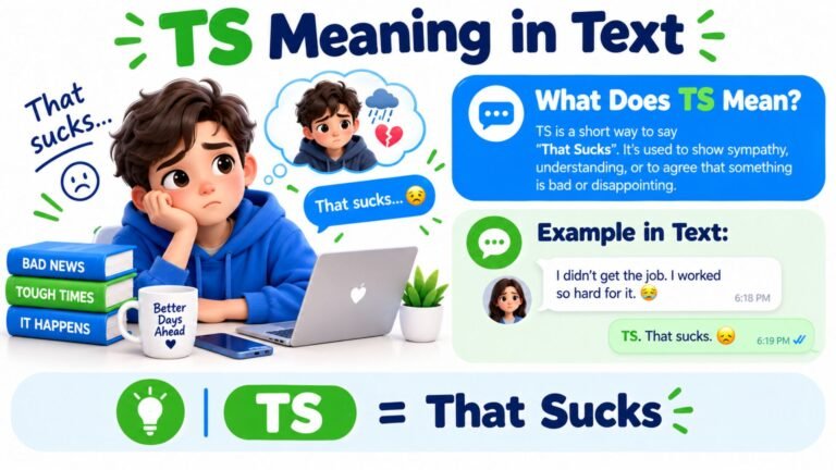 TS Meaning in Text