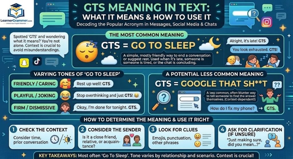 What Does GTS Mean in Text Messages?