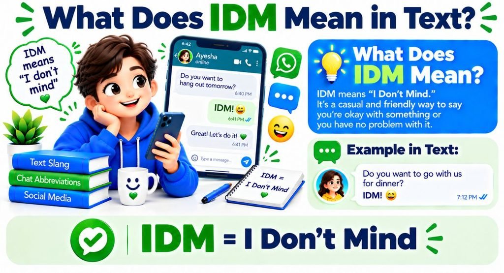 What Does IDM Mean in Text?