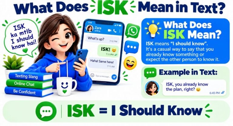 What Does ISK Mean in Text?