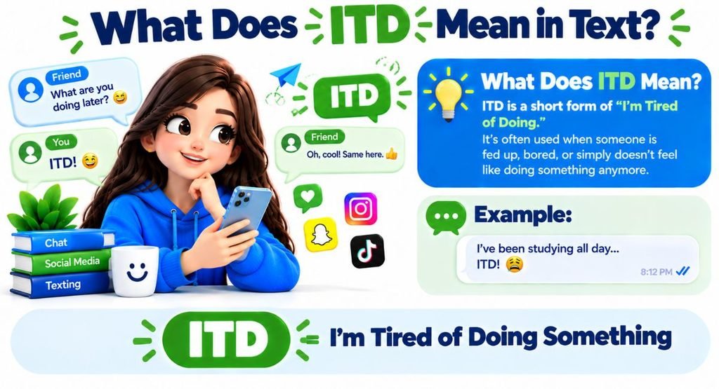 What Does ITD Meaning in Text