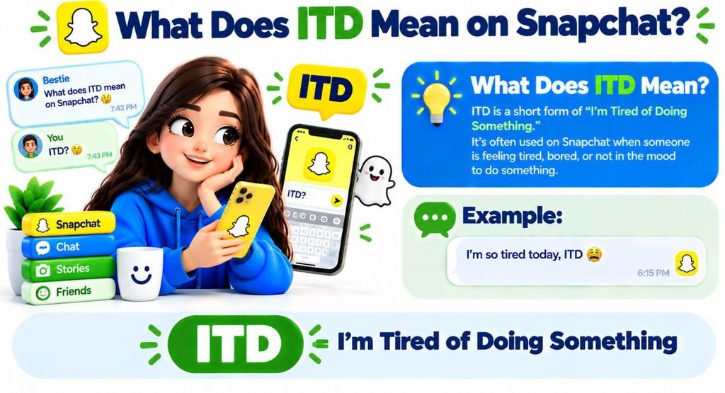 what does itd mean on snapchat