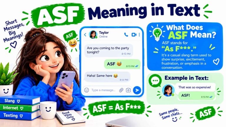 ASF Meaning in Text