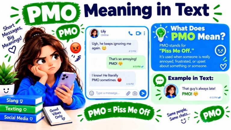 PMO Mean in Text