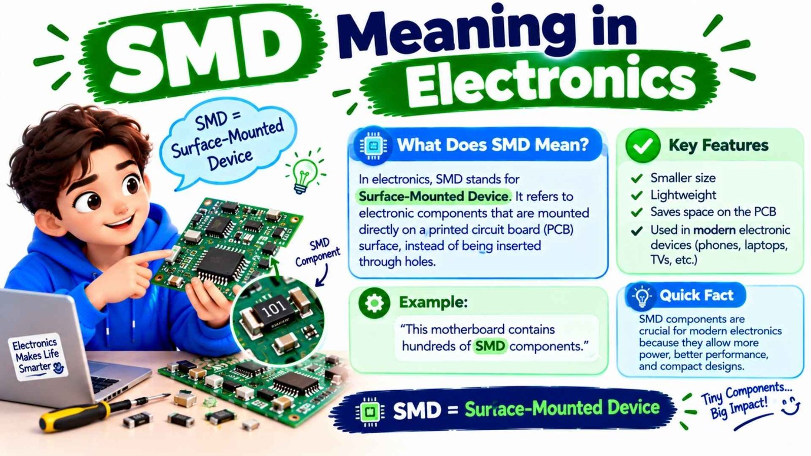 SMD Meaning in Electronics