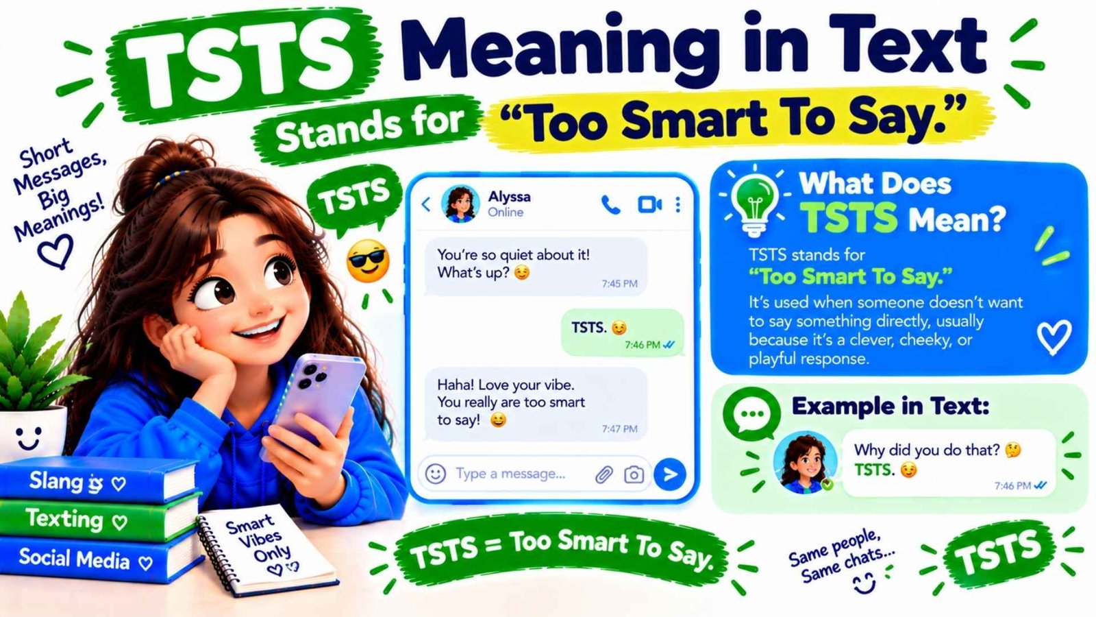 TSTS Mean in Text