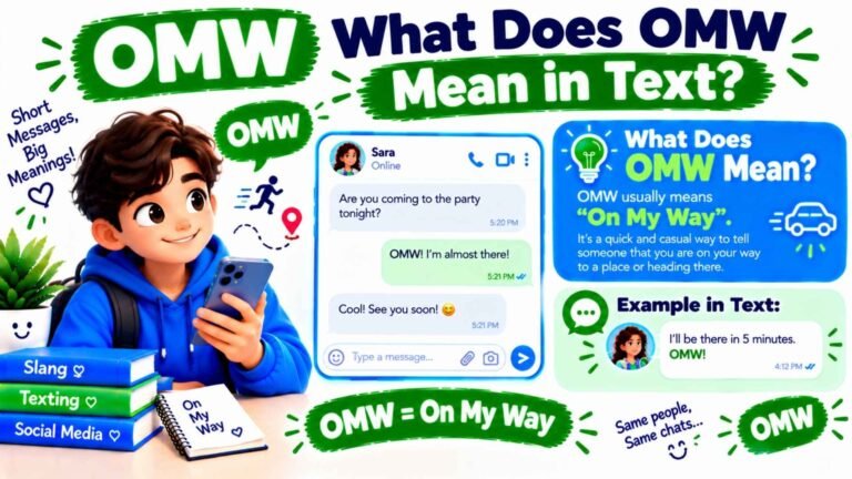 What Does OMW Mean in Text?