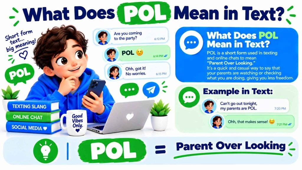 What Does POL Meaning in Text?