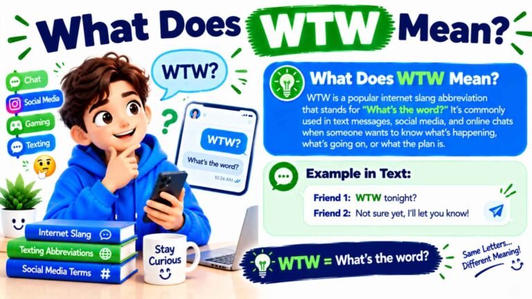 What Does WTW Mean?