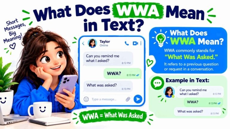 What Does WWA Mean in Text?